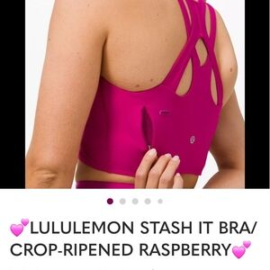 lululemon athletica Stash It Bra - Vibrant Pink